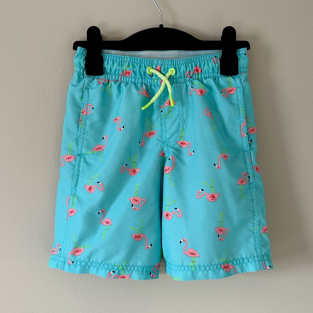 Boys Flamingo Swimming Trunks/Shorts